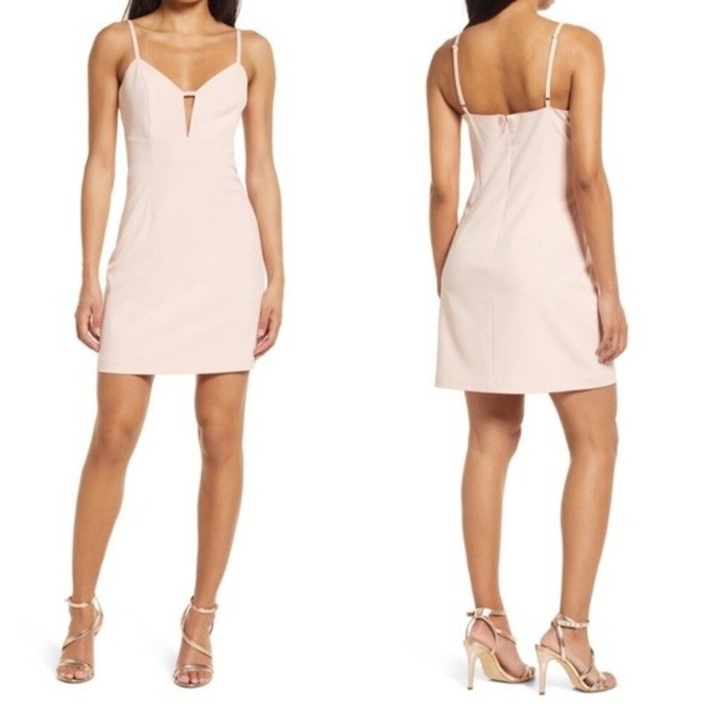 NWT LULUS Sultry Moments Blush Pink Sleeveless Mini
Dress. Size XS. - Picture 2 of 12